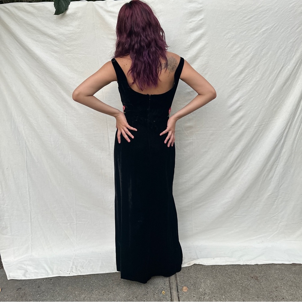 1970s Velvet Dress - Picture 7 of 12